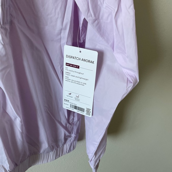 NWT Athleta Anorak Jacket XXS -Lilac - Picture 4 of 9